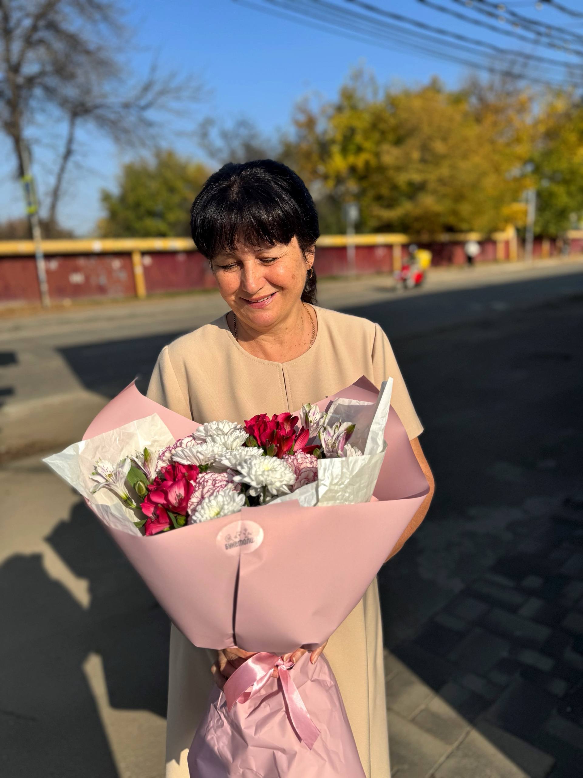 Нежный букет для мамы 3